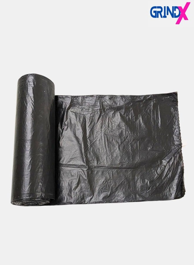 GRINDX Garbage Bags, 120 Bags, Medium Size, 19 X 21 Inch/48X53 CMS | 4 packs of 30 garbage bags with detachable string - Image 2